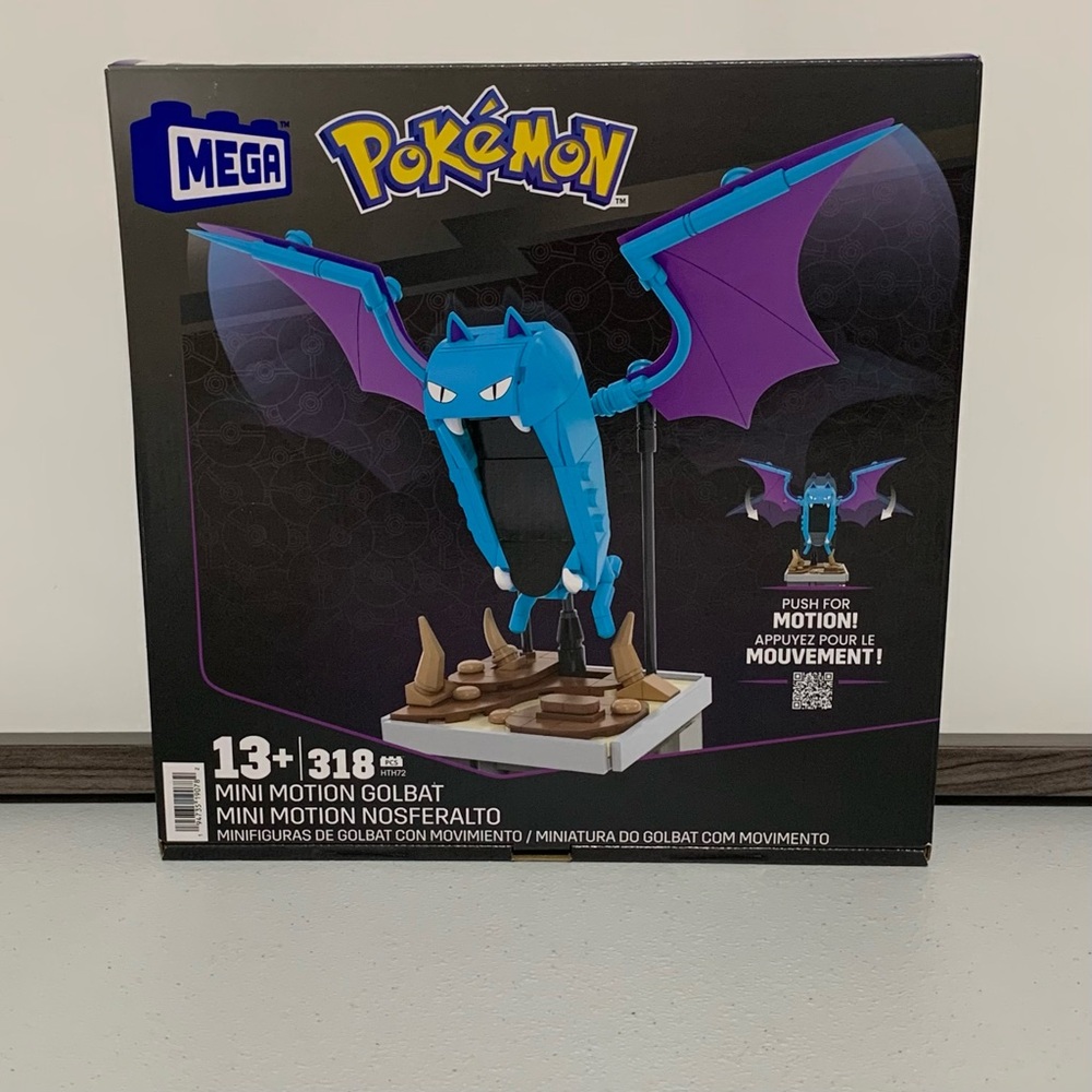 MEGA Pokemon Mini Motion Golbat Building Set-New